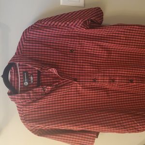 Weatherproof Men's Short Sleeve Woven Shirt | Button Down Casual Shirt